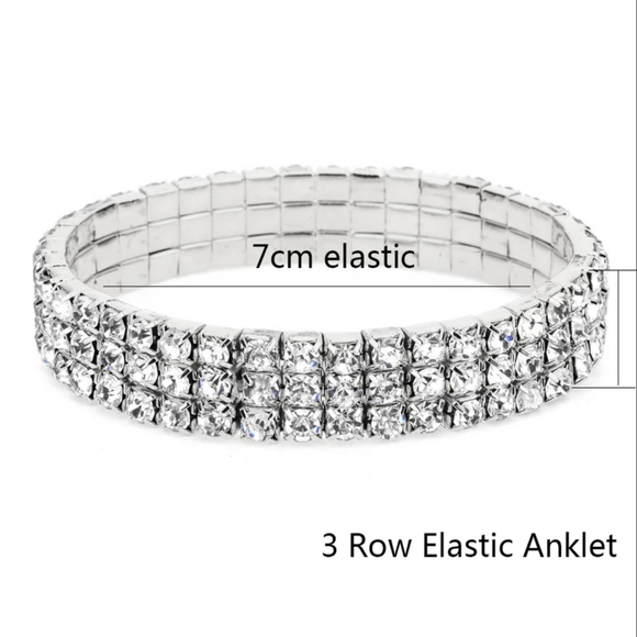 Elastic Anklet Stretch Anklets - Picture 3 of 4